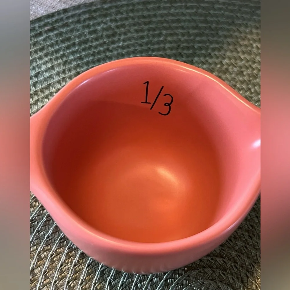 Rae Dunn-Thanksgiving Pastel Teacup Measuring Cups (NWT)